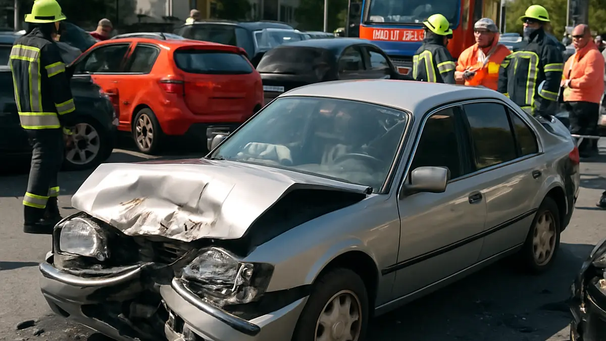 Ein 81-jähriger Autofahrer verursachte in Erlangen einen schweren Unfall mit sechs Fahrzeugen, bei dem sieben Personen verletzt wurden, darunter zwei mit schweren Verletzungen.