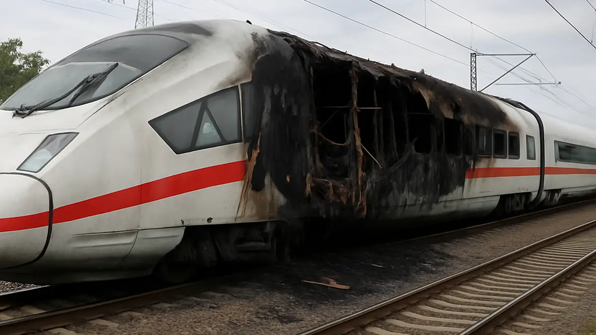 Brandschaden auf wichtiger Bahnstrecke zwischen München und Berlin führt zu längeren Verzögerungen.