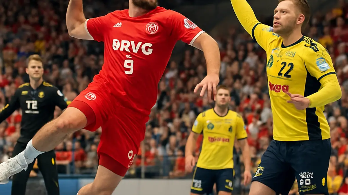 Handballspiel: MT Melsungen gegen die Rhein-Neckar Löwen am 29. August in Melsungen.